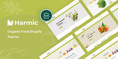 Harmic - Organic Food Store Shopify Theme