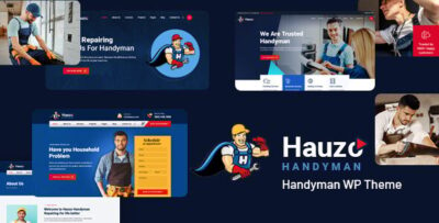 Hauzo - Handyman And Plumber WordPress Theme