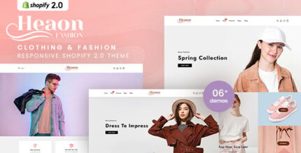 Heaon - Clothing & Fashion Responsive Shopify 2.0 Theme