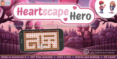 Heartscape Hero - HTML5 Maze game