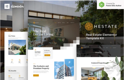 Hestate - Real Estate Elementor Template Kit