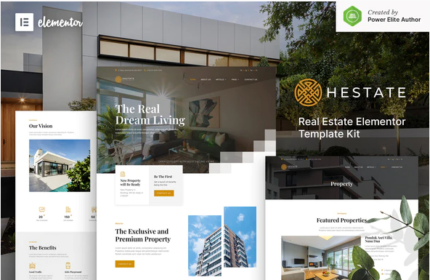 Hestate – Real Estate Elementor Template Kit