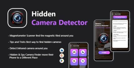 Hidden Camera Detector - SpyCam Detector - Anti Spy Detector - Scanner CB - Spyware