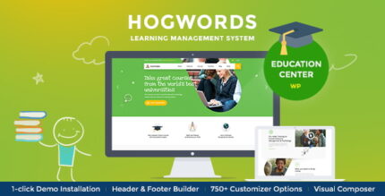 Hogwords School, University Education WordPress Theme