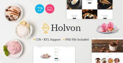 Holvon - Ice Cream OpenCart Theme