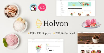 Holvon - Ice Cream PrestaShop Theme