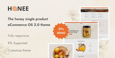 Honee - Honey Single Product Shopify 2.0 Theme