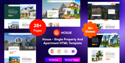 Hosue - Single Property & Apartment HTML Template