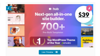 Hub - Responsive Multi-Purpose WordPress Theme