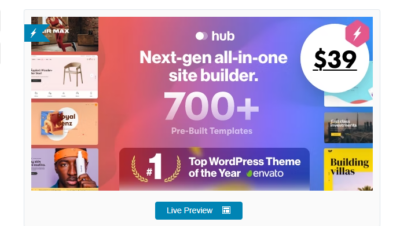 Hub – Responsive Multi-Purpose WordPress Theme