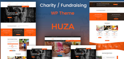 Huza - Charity Responsive WordPress Theme