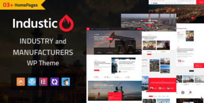 Industico - Industry and Manufacturers WordPress Theme