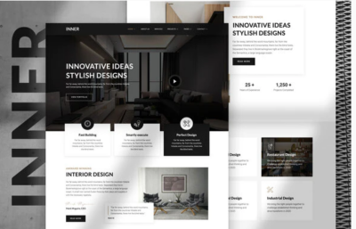 Inner - Interior Design & Architecture Template Kit