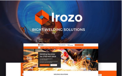 Irozo - Welding Services WordPress Theme