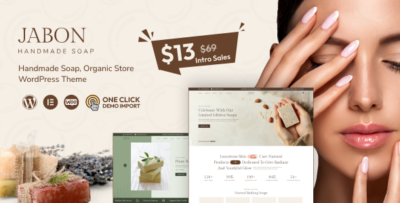 Jabon - Handmade Organic Soap WordPress Theme