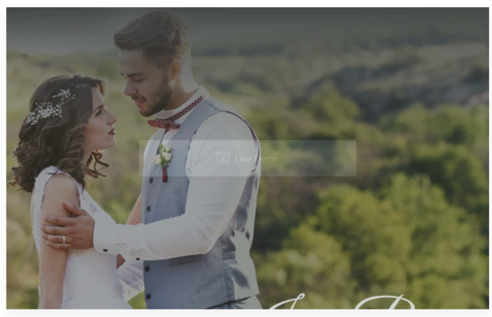 Jen+Ben - One Page Wedding WordPress Theme