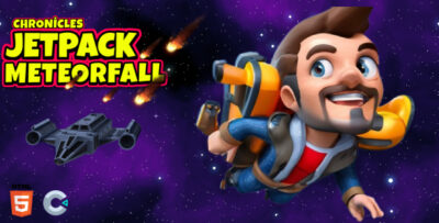 Jetpack Meteorfall Chronicles Construct 3 HTML Game