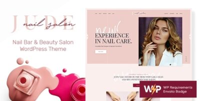 Jude Nail Bar & Beauty Salon WordPress Theme