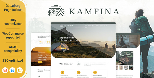 Kampina - Camping WooCommerce WordPress Theme Kampina - Camping WooCommerce WordPress Theme