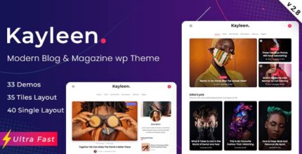 Kayleen - Blog & Magazine WordPress Theme v2.9