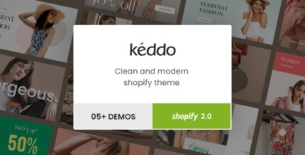 Keddo - Clean & Modern premium Shopify theme