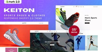 Keiton - Running Shoes, Sports Shoes & Clothes Shopify 2.0 Theme