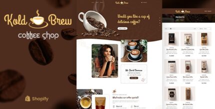 KoldBrew - Coffee Shop Shopify Theme