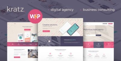 Kratz Digital Agency Marketing and SEO WordPress Theme