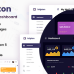 Kripton - Crypto HTML, React, Angular & Laravel Admin Dashboard Template + RTL Ready