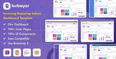 Kubayar Invoicing Bootstrap Admin Dashboard Template