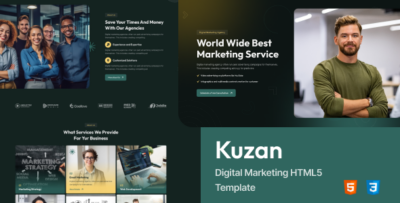 Kuzan - Digital Marketing Agency Template