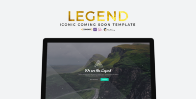 LEGEND - Iconic Coming Soon Template