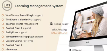 LMS Learning Management System, Education LMS WordPress Theme