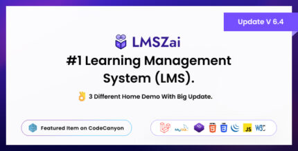 LMSZAI - Learning Management System (Saas) v6.4 NULLED