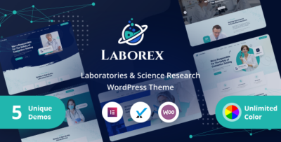 Laborex - Laboratory & Research WordPress Theme