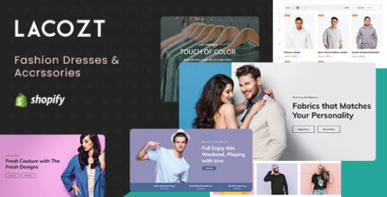 Lacozt - Multipurpose Clothing, Fashion Store Shopify Theme