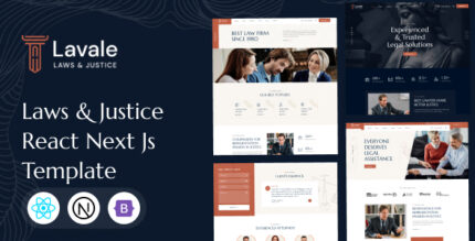 Lavale Law and Attorney React Next Js Template