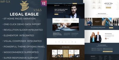 Legal Eagle Law Firm and Business WordPress Theme