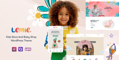 Lemie - Kids Store and Baby Shop WordPress Theme