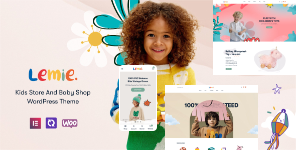Lemie - Kids Store and Baby Shop WordPress Theme Lemie - Kids Store and Baby Shop WordPress Theme
