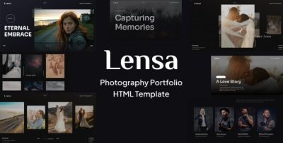 Lensa - Photography Portfolio HTML Template