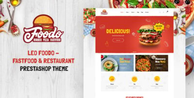 Leo Foodo - Fastfood & Restaurant Prestashop Theme