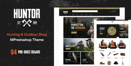 Leo Huntor - Hunting & Outdoor Gear Store Prestashop Theme