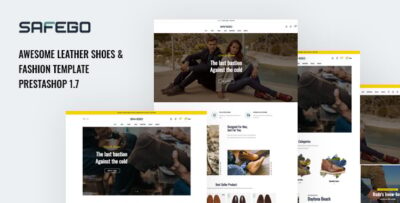 Leo Safego - Leather Shoes And Fashion Prestashop Theme