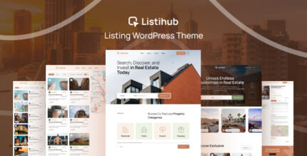 Listihub - Directory & Listing WordPress Theme