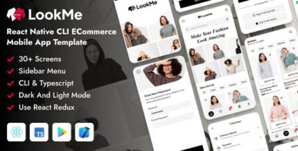 LookMe - React Native CLI eCommerce Mobile App Template