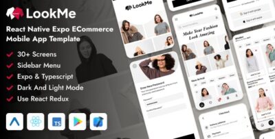 LookMe - React Native Expo eCommerce Mobile App Template