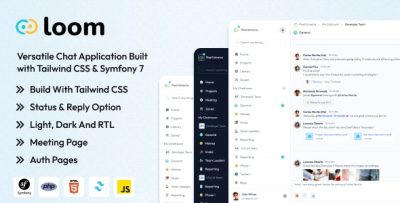 Loom Symfony - The Ultimate Chat UI Kit Template