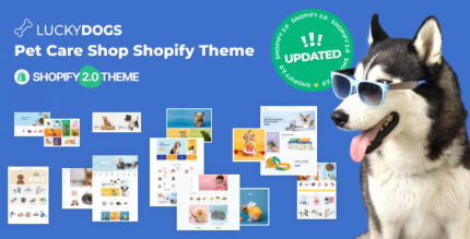 LuckyDogs - Pet Care Shop Shopify Theme