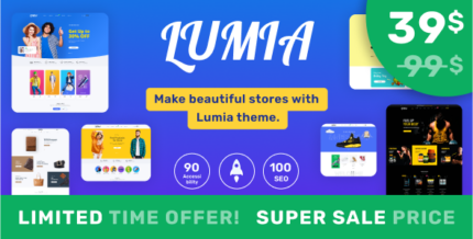 Lumia - Multipurpose Shopify Theme OS 2.0 - Multilanguage - RTL Support